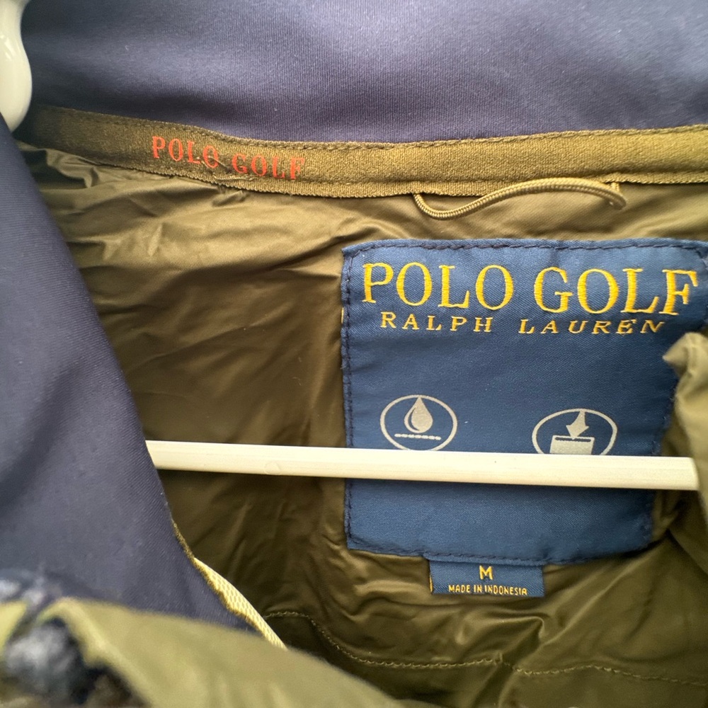 Polo Golf Ralph Lauren Short Sleeve Pullover Packable Windbreaker Men's Medium